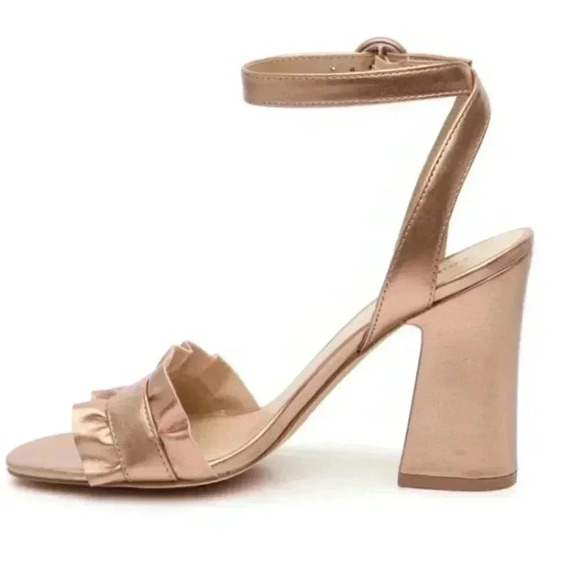 INDIGO RD. ROSE GOLD SANDIE BLOCK HEEL SANDAL - Picture 2 of 8
